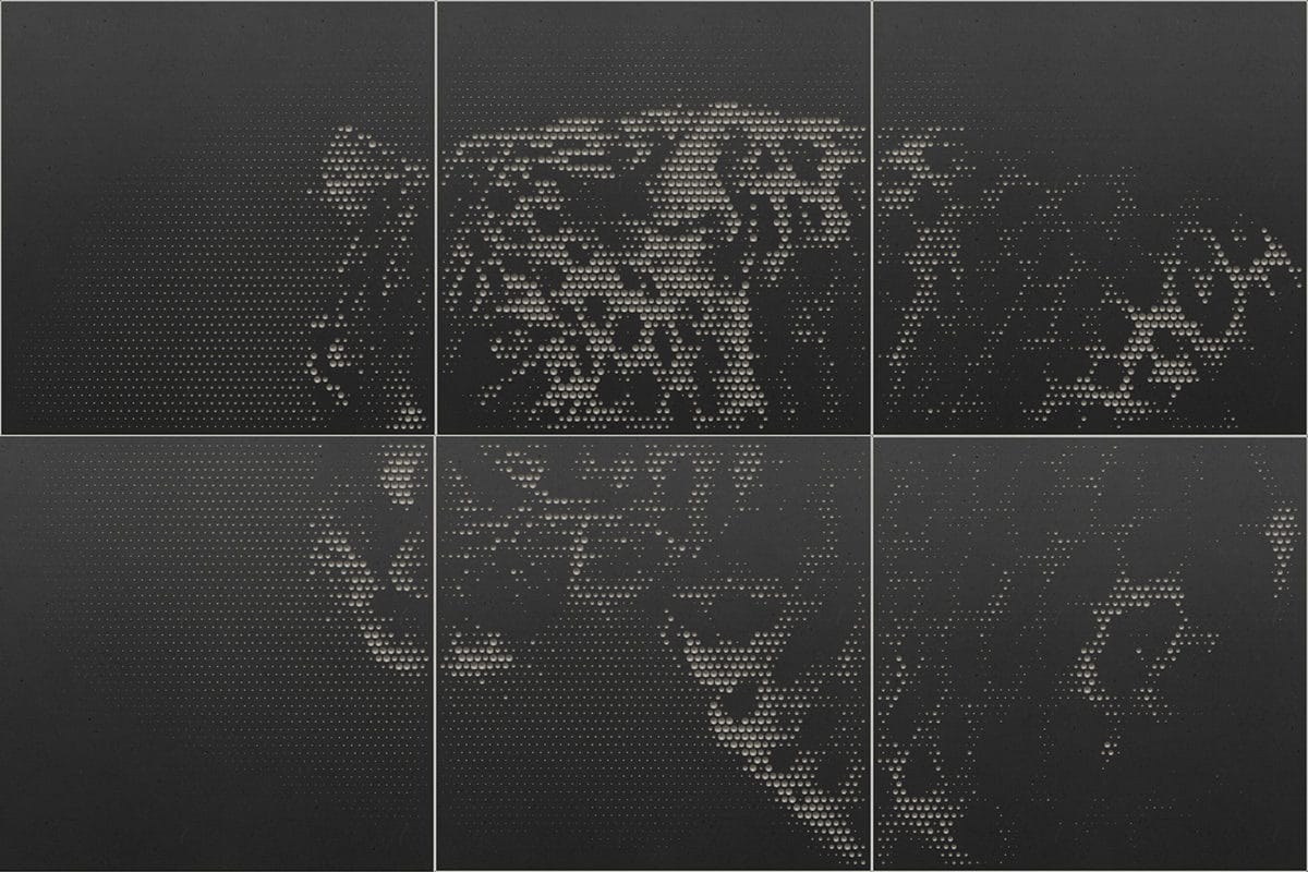 Leopard halvtone Bürodesign 6teilig